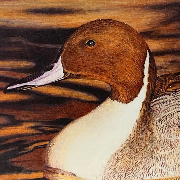 An Evening Stroll by Michael Brown Print Montana Ducks Unlimited Cabin Rustic - Picture 4 of 9